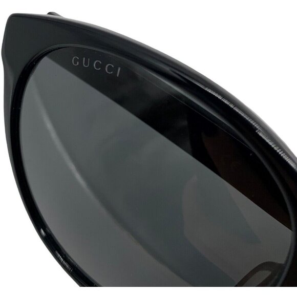 Authentic GUCCI Line Stone Sunglasses GG0419SA Black Resin #36634430 main image 9